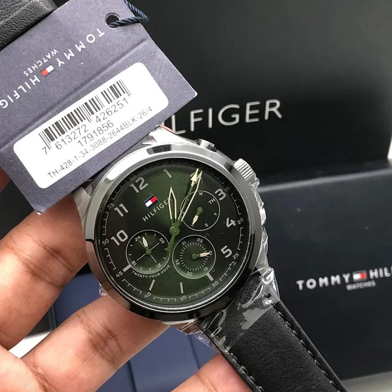 Tommy Hilfiger Asher Green Dial Quartz Men’s Watch- 1791856